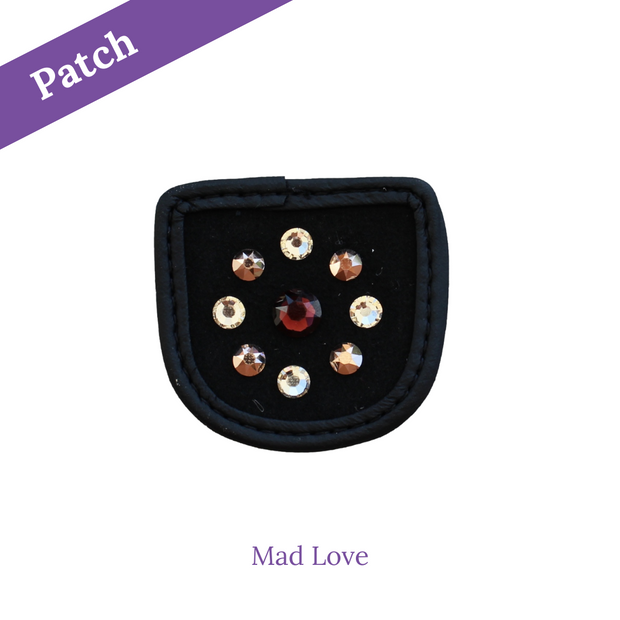 Mad Love Reithandschuh Patches