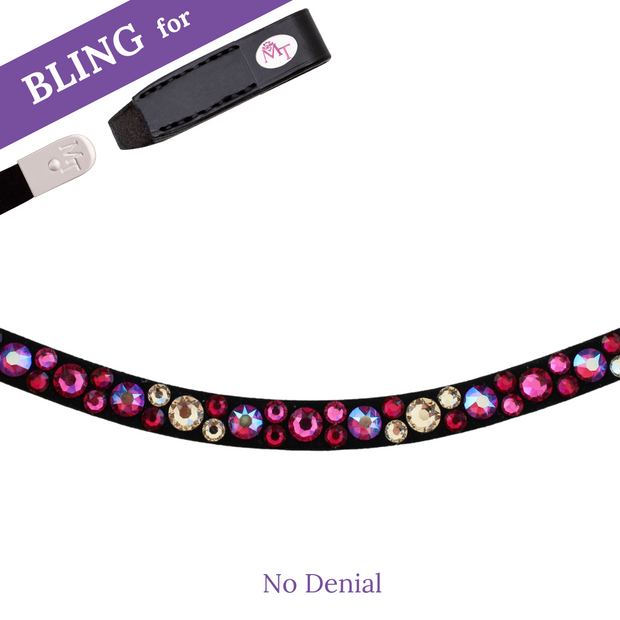 No Denial Stirnband Bling Swing
