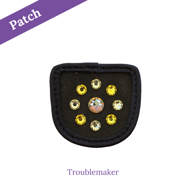 Troublemaker Reithandschuh Patches