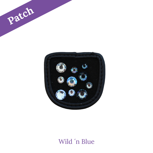 Blue n‘ Wild  Reithandschuh Patches