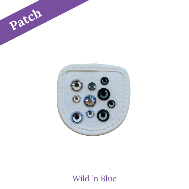 Blue n‘ Wild  Reithandschuh Patches