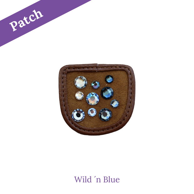 Blue n‘ Wild  Reithandschuh Patches