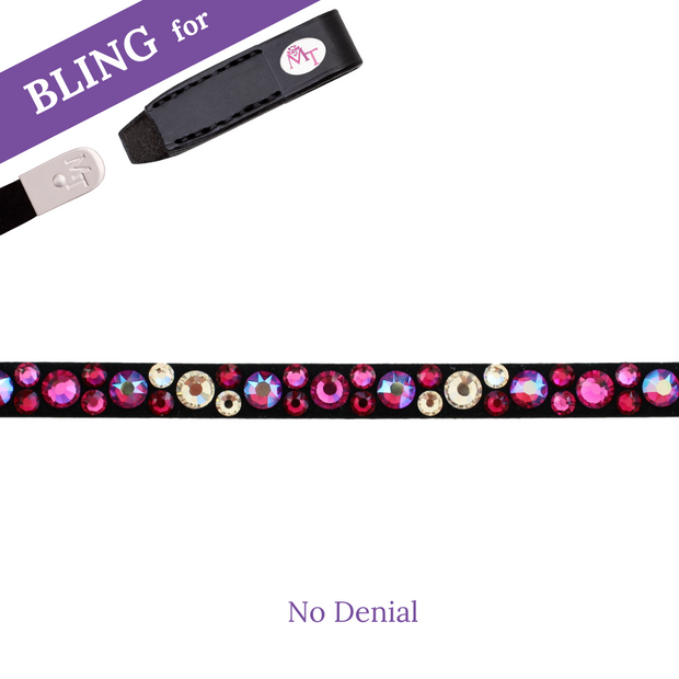 No Denial Stirnband Bling Classic
