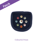 Colourful Prism Reithandschuh Patches