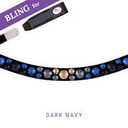 Dark Navy Stirnband Bling Swing