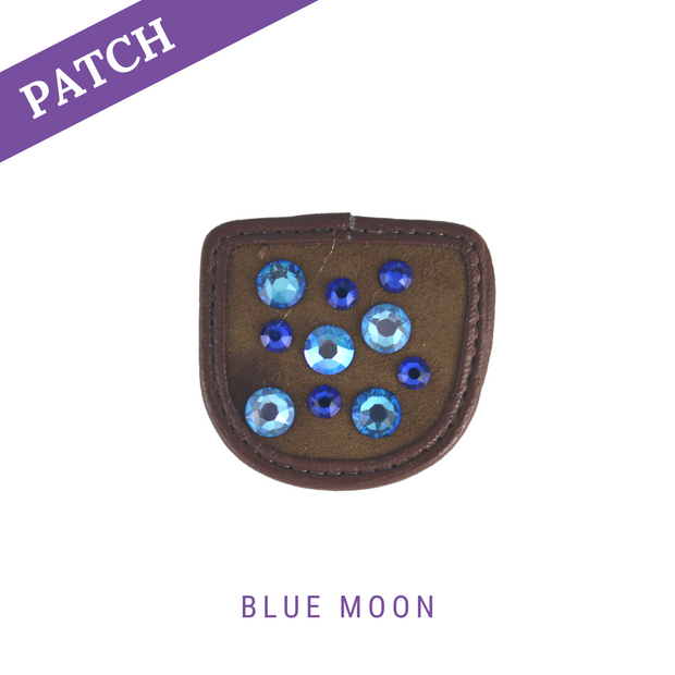 Blue Moon Reithandschuh Patches
