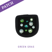 Green Gras Reithandschuh Patches