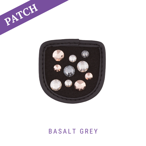 Basalt Grey  Reithandschuh Patches