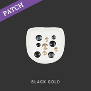 Black Gold  Reithandschuh Patches