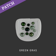 Green Gras Reithandschuh Patches