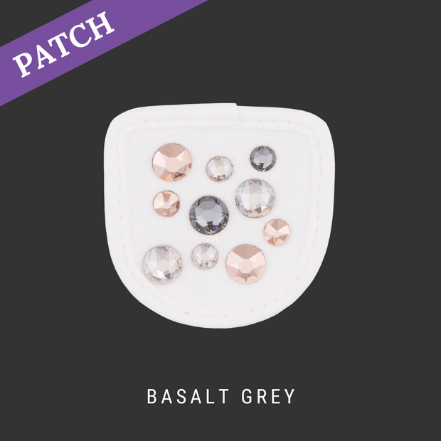 Basalt Grey  Reithandschuh Patches