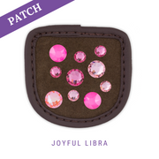 Joyful Libra Reithandschuh Patch braun
