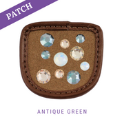 Antique Green Reithandschuh Patches