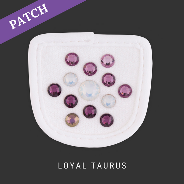 Loyal Taurus Reithandschuh Patch weiß