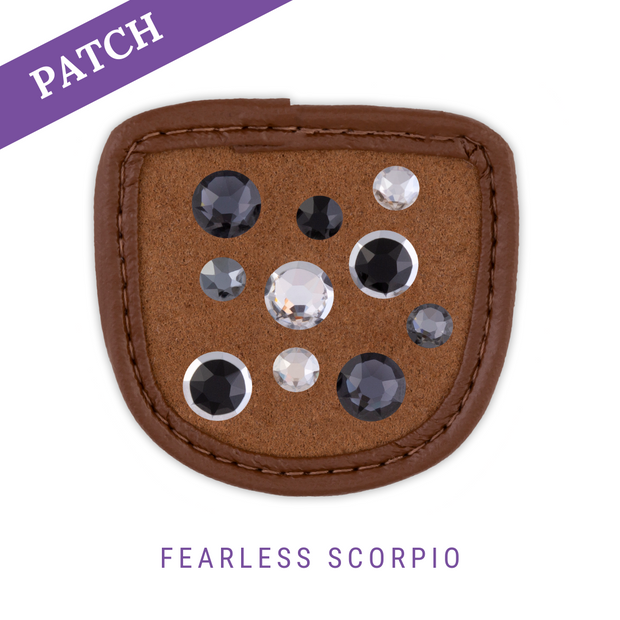 Fearless Scorpio Reithandschuh Patch caramel