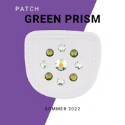 Green Prism Reithandschuh Patches