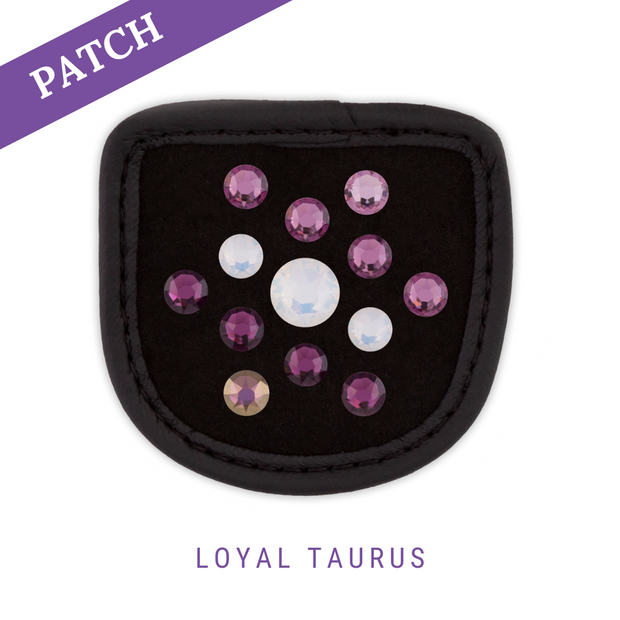 Loyal Taurus Reithandschuh Patch schwarz