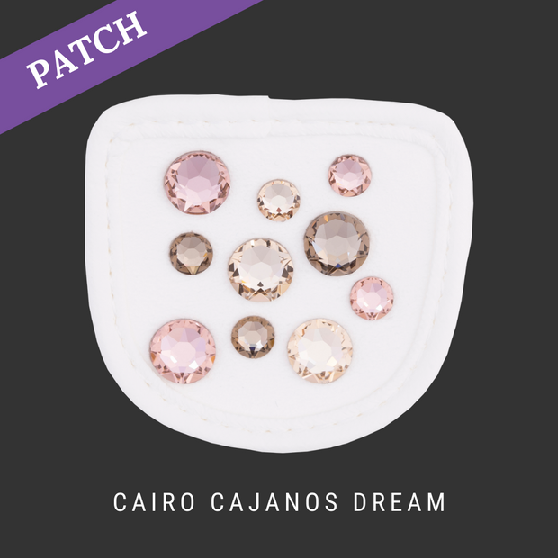 Cairo Cajanos Dream by Dimi Mimi Reithandschuh Patch weiß