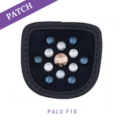 Palu F18 Reithandschuh Patches blau