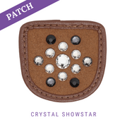 Crystal Showstar Reithandschuh Patch caramel