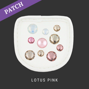 Lotus Pink Reithandschuh Patches