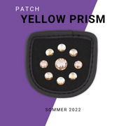 Yellow Prism Reithandschuh Patches