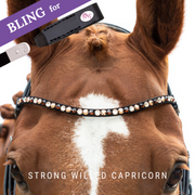 Strong Willed Capricorn Stirnband Bling Swing