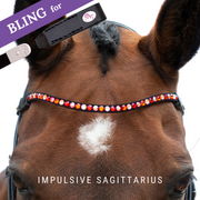 Impulsive Sagittarius Stirnband Bling Swing