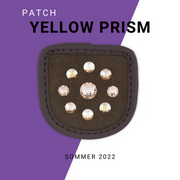 Yellow Prism Reithandschuh Patches