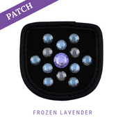 Frozen Lavender by Keira Khodara Reithandschuh Patch schwarz