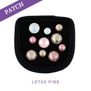 Lotus Pink Reithandschuh Patches
