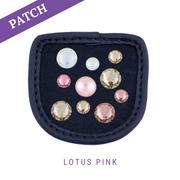 Lotus Pink Reithandschuh Patches