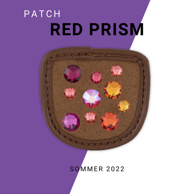 Red Prism Reithandschuh Patches