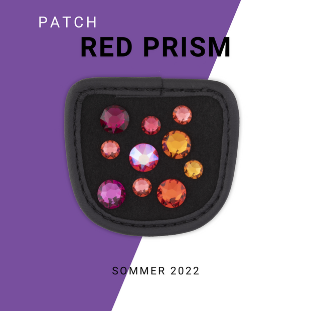 Red Prism Reithandschuh Patches