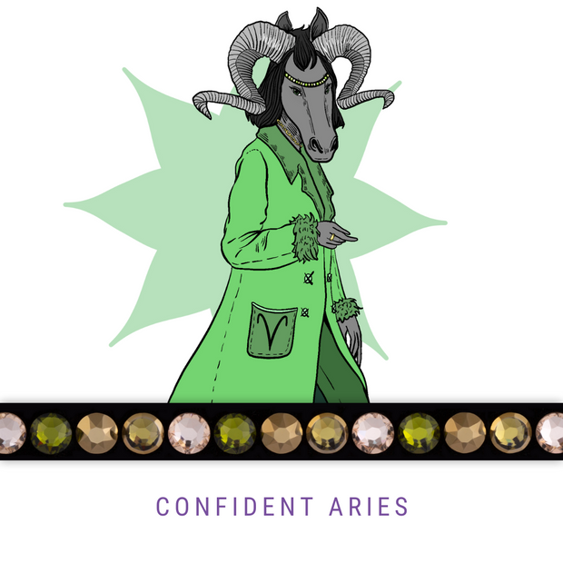Confident Aries Stirnband Bling Classic