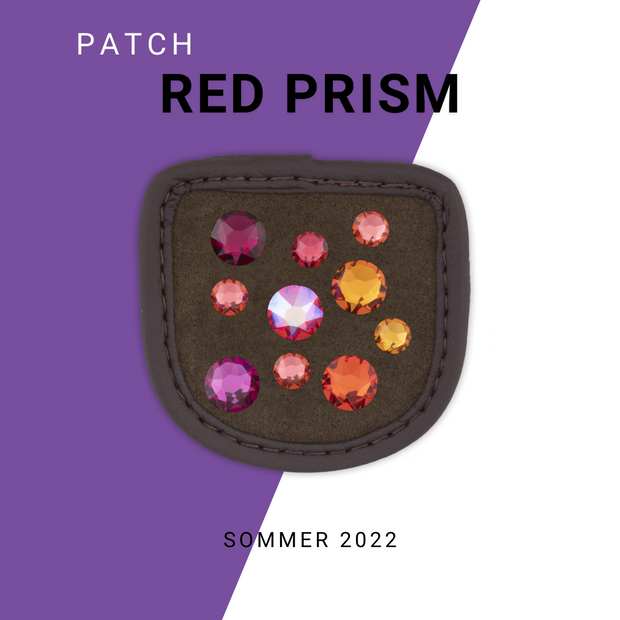 Red Prism Reithandschuh Patches