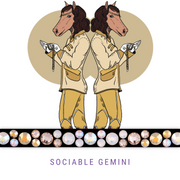 Sociable Gemini Stirnband Bling Classic