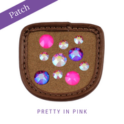 Pretty in Pink Reithandschuh Patches