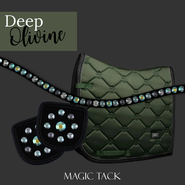 Deep Olivine Stirnband Bling Classic
