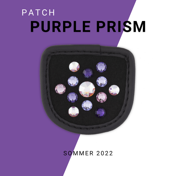 Purple Prism Reithandschuh Patches