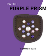 Purple Prism Reithandschuh Patches