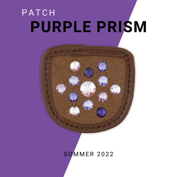 Purple Prism Reithandschuh Patches