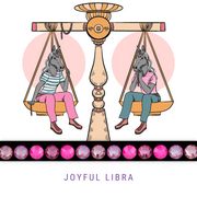 Joyful Libra Stirnband Bling Classic