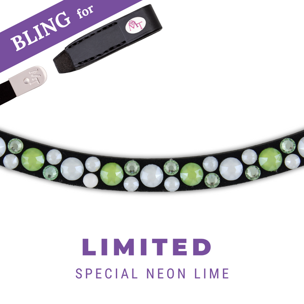 Special Neon Lime Stirnband Bling Swing