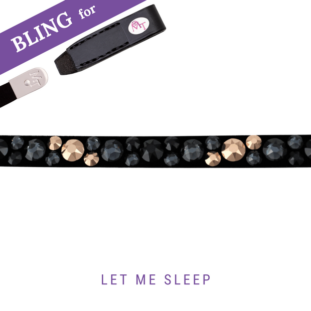 Let me sleep Stirnband Bling Classic