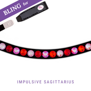 Impulsive Sagittarius Stirnband Bling Swing