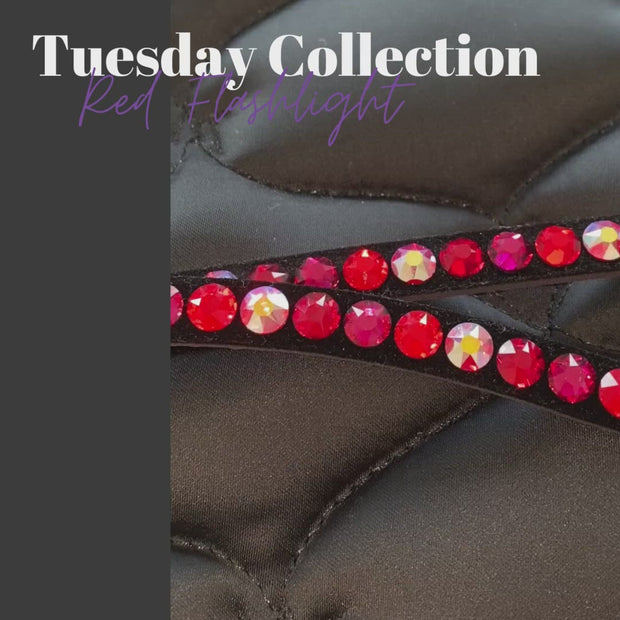 Red Flashlight Stirnband Bling Swing