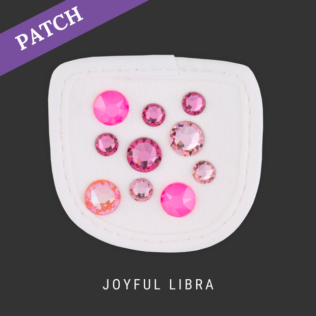 Joyful Libra Reithandschuh Patch weiß