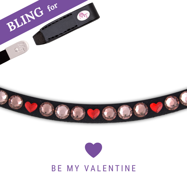 Be my Valentine Stirnband Bling Swing