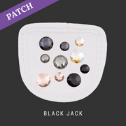 Black Jack by Anna Den Reithandschuh Patch weiß